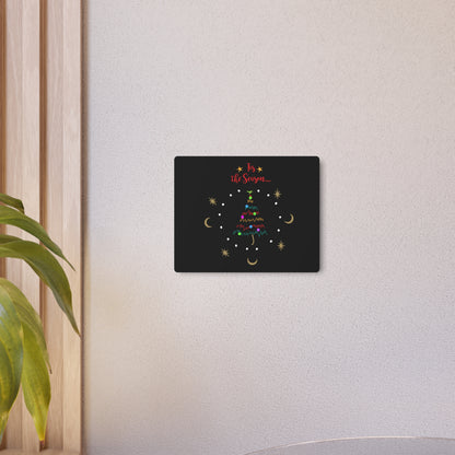 Tis the Season Metal Art Sign