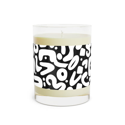 Black & White  DooDad Scented Candle (Full Glass, 11oz)