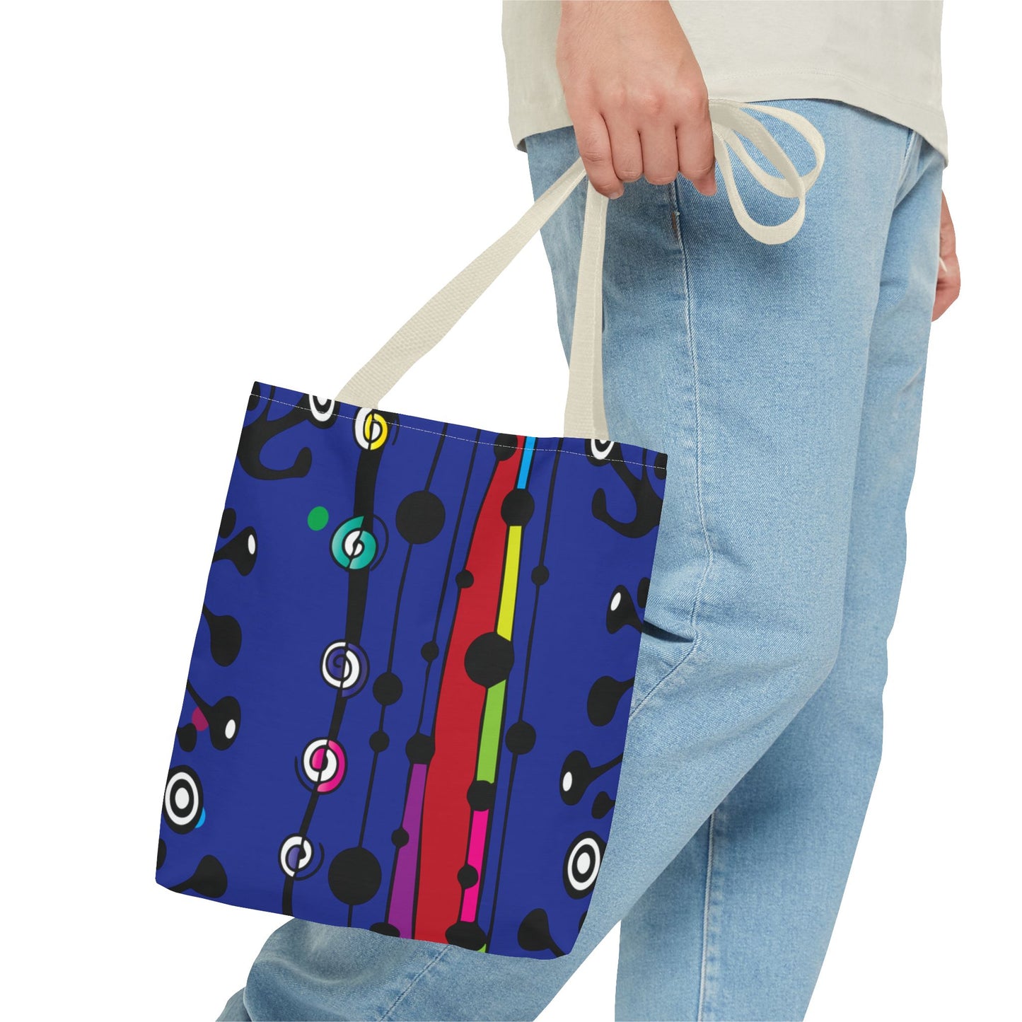 Blue Groove Tote Bag