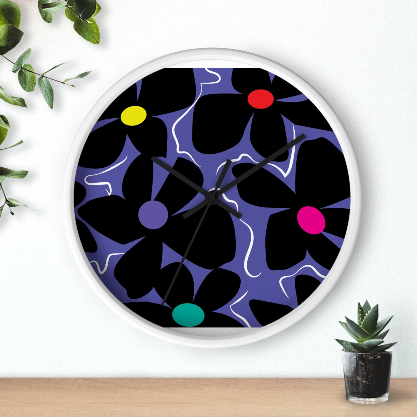 Royal Mod flower Wall Clock