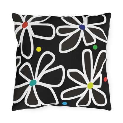 Summer Flower Love Outdoor Pillows