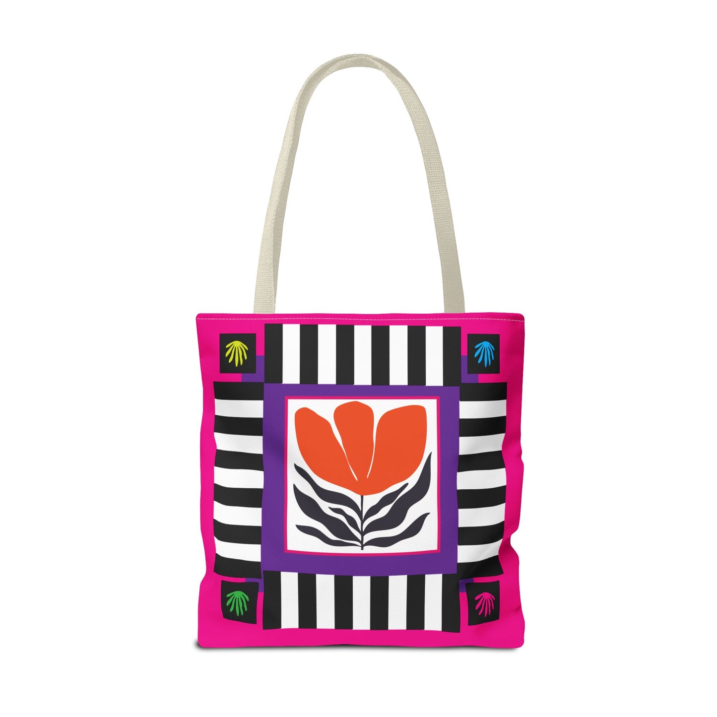 Orange Petal Pop Tote Bag
