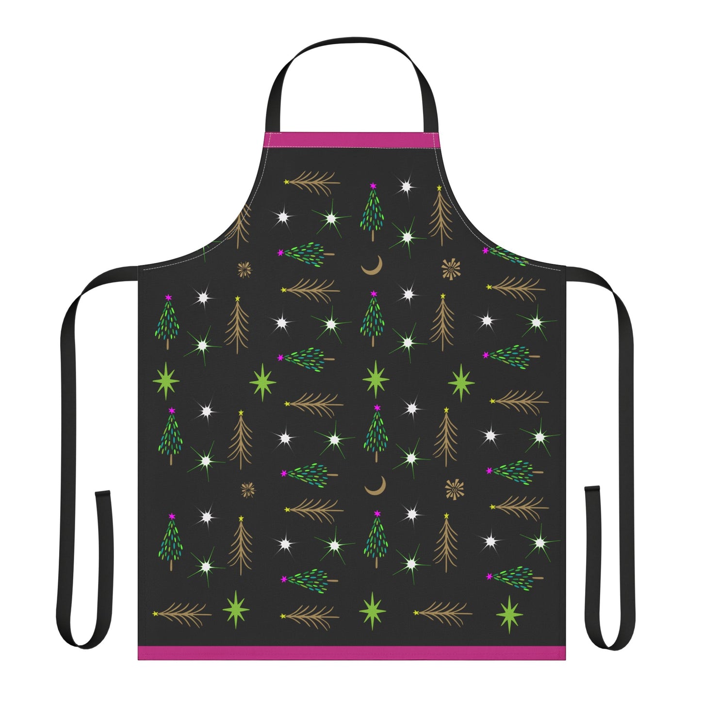 Gold Trees Apron, 5-Color Straps (AOP)