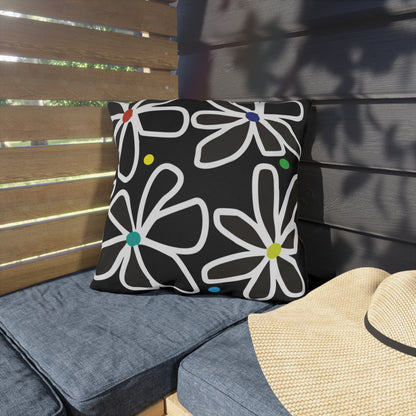 Summer Flower Love Outdoor Pillows