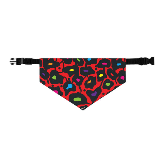 Orange Bold Botanica Pet Bandana Collar
