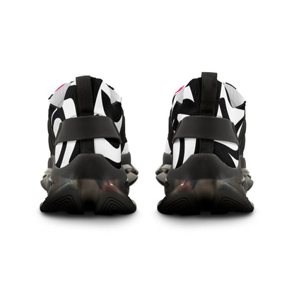 Electric Geometry Men's Mesh Sneakers