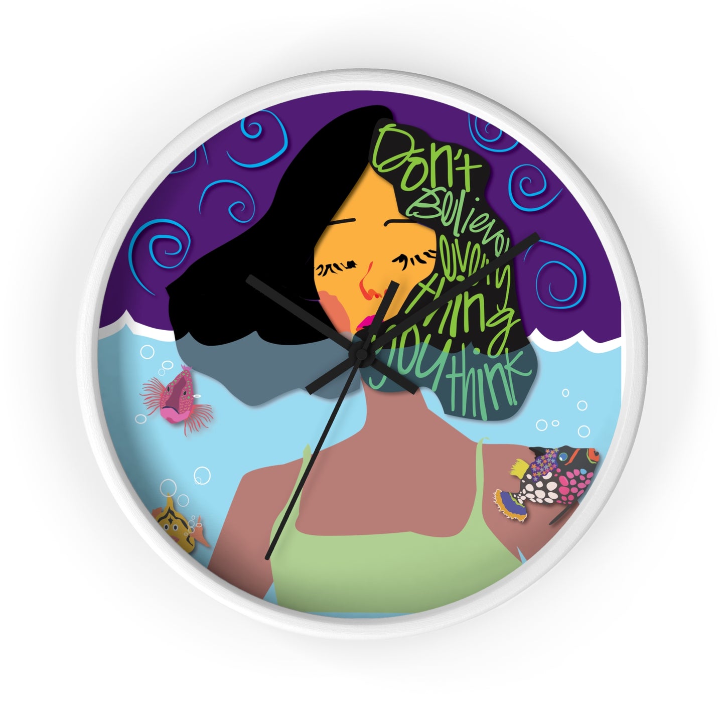 Grow Where You're Planted Wall Clock