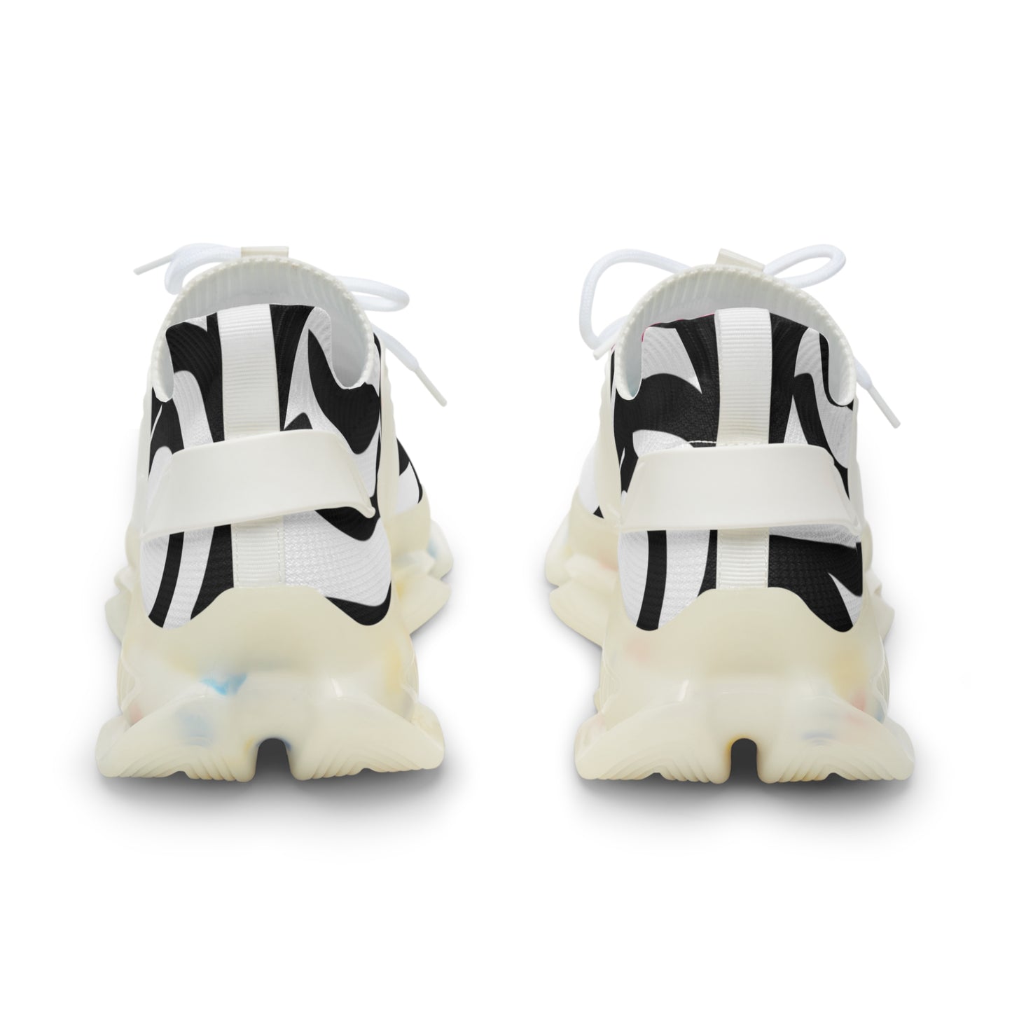 Electric Geometry Men's Mesh Sneakers