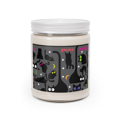 Wicked Whiskers Scented Soy Candles with White Lid, 9oz