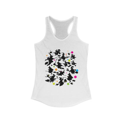 Halloween Witch Women's Ideal Racerback Tank