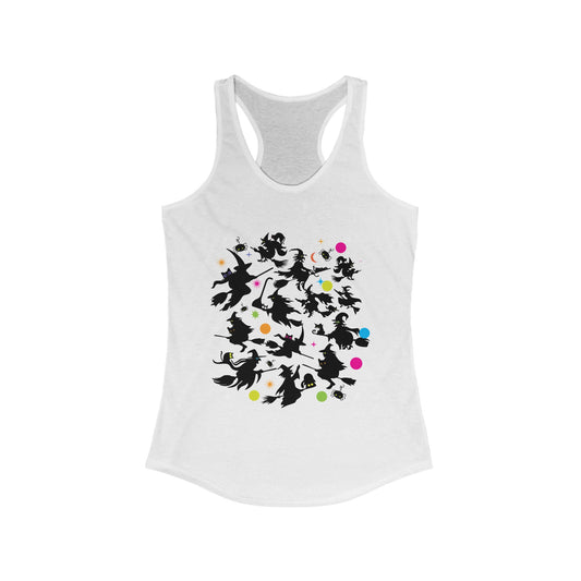 Halloween Witch Women's Ideal Racerback Tank