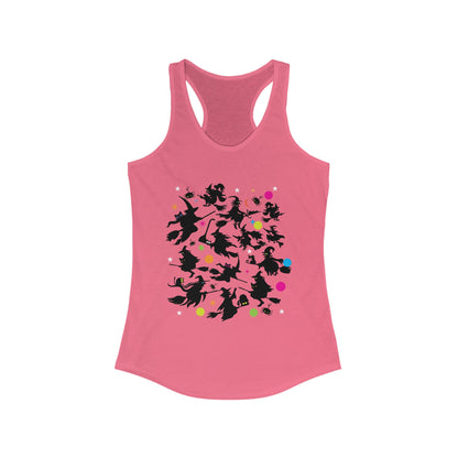 Halloween Witch Women's Ideal Racerback Tank