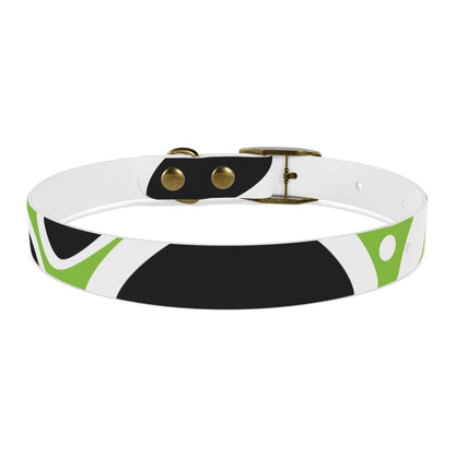 Lime Vivid Petal Edge Dog Collar