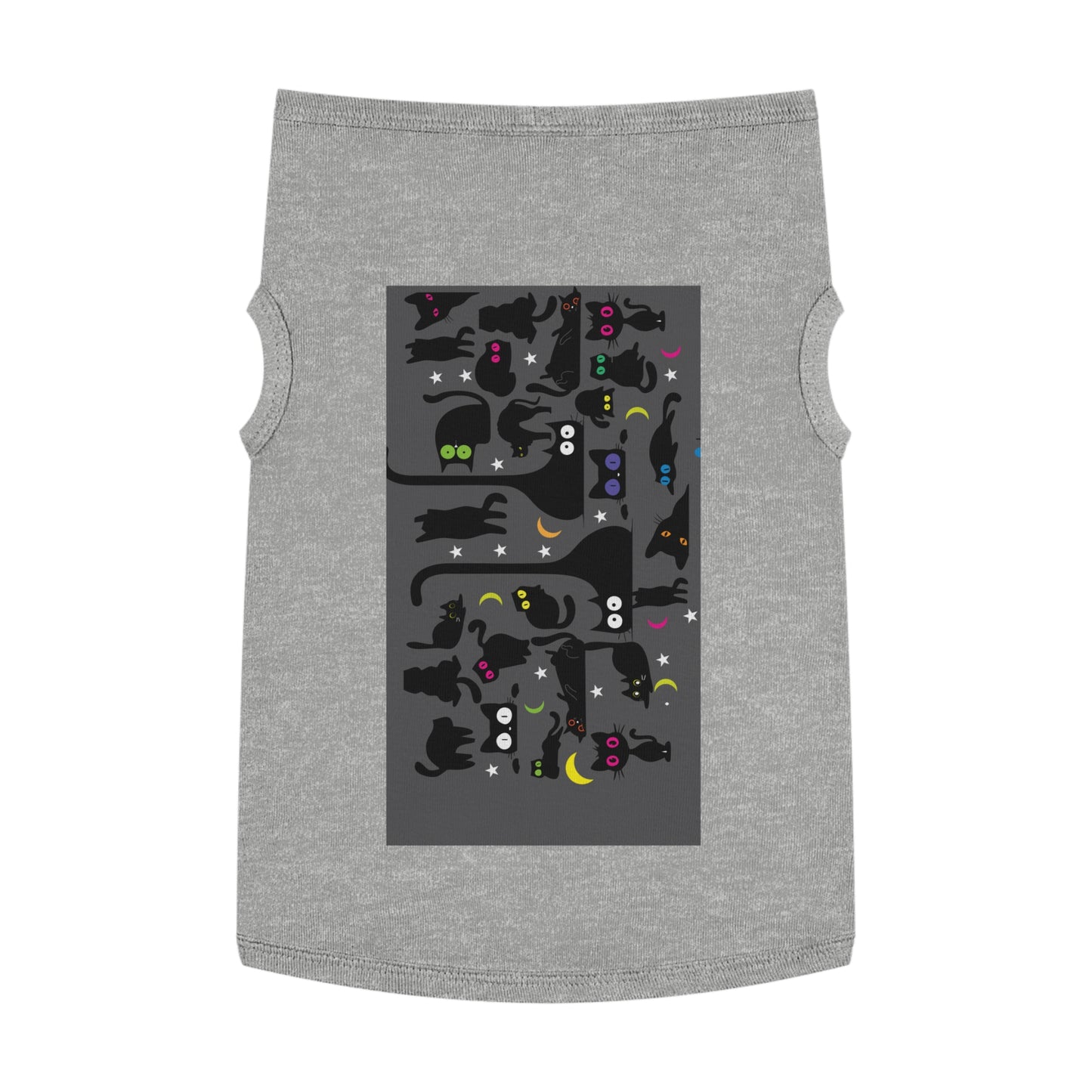 Grey Wicked Whiskers Pet Tank Top