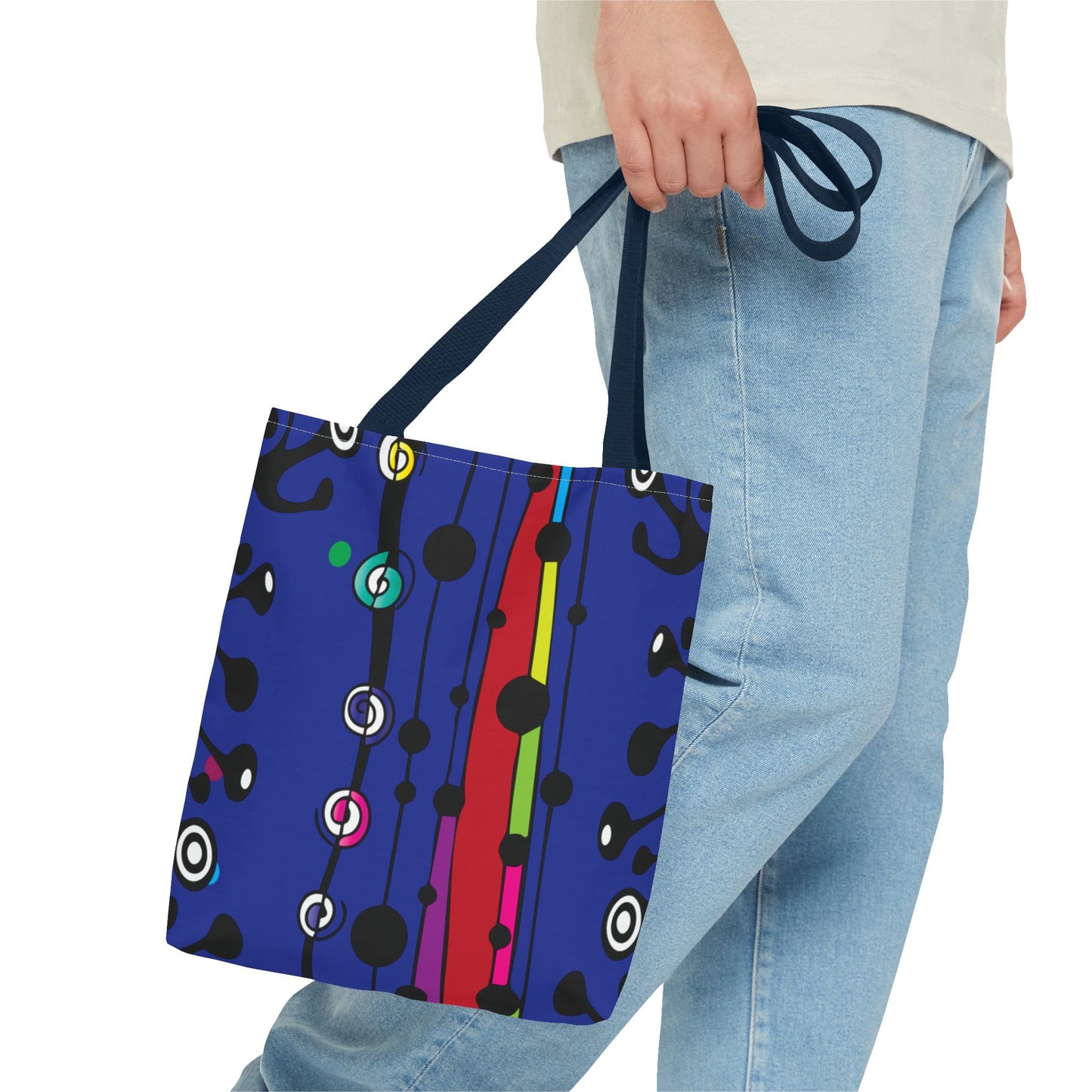 Blue Groove Tote Bag