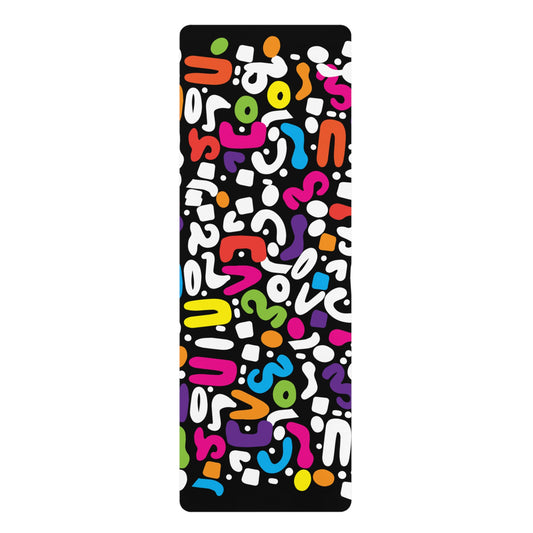 Color Doo Dads Rubber Yoga Mat