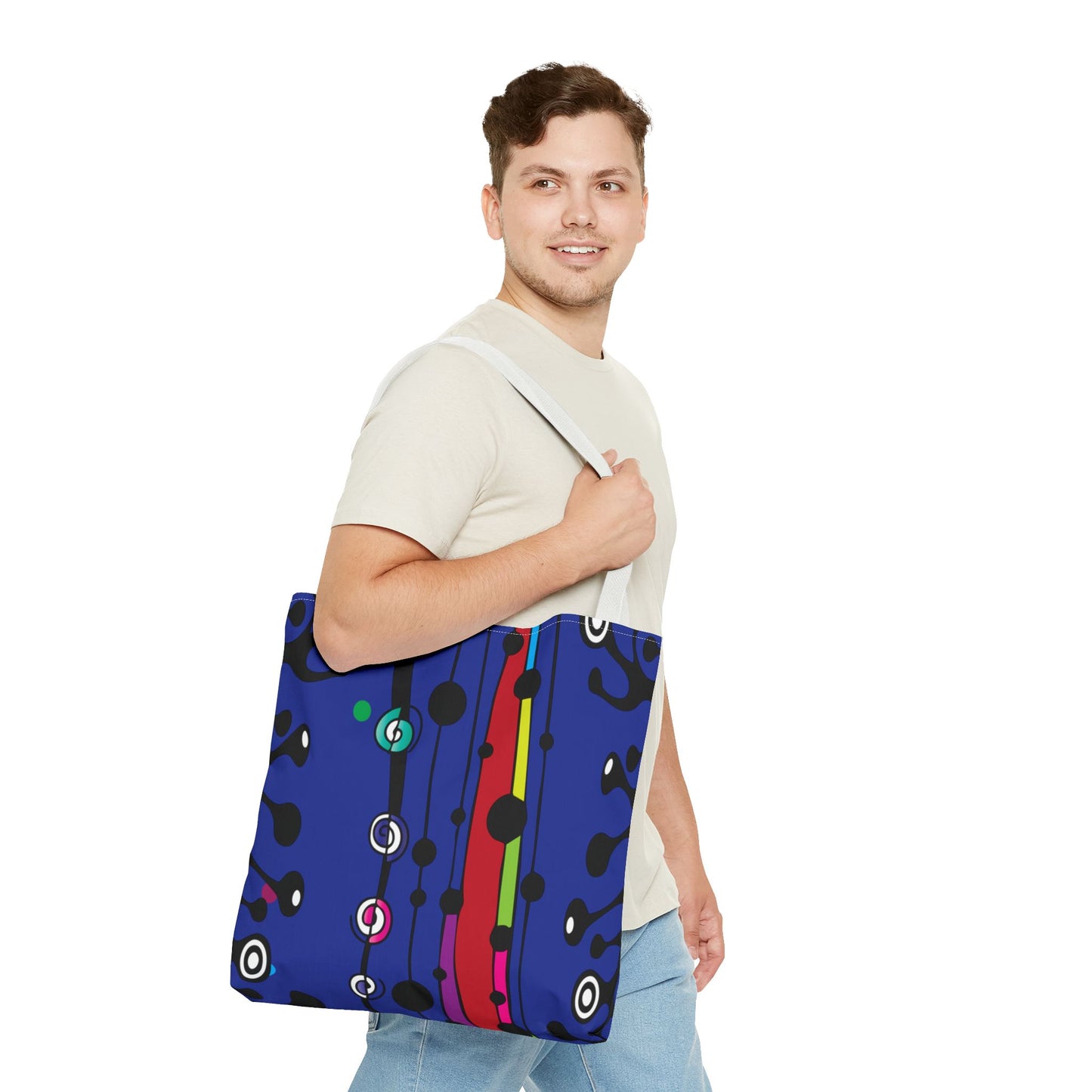 Blue Groove Tote Bag