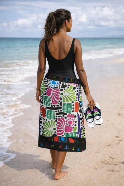 Flower Flash Beach Towels