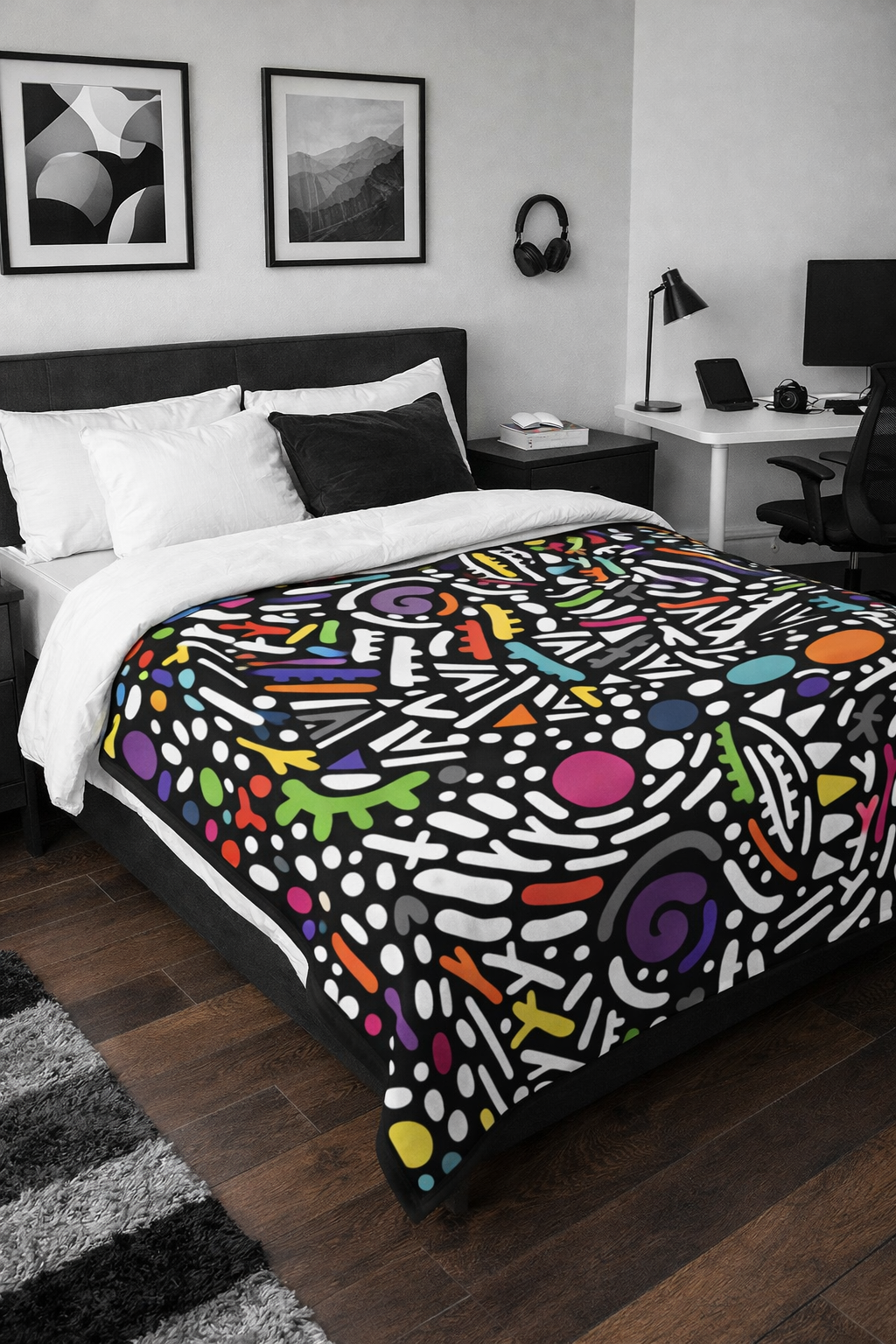 Confetti Daydream Plush Fleece Blanket