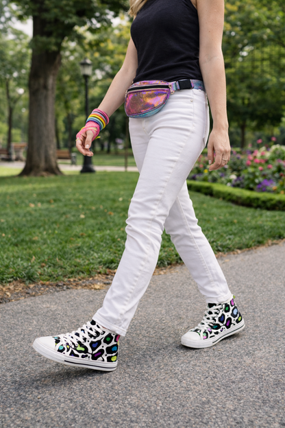 Optic White  Women's High Top Sneakers