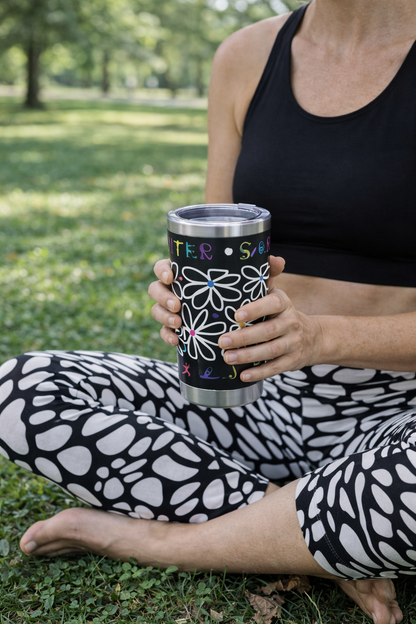 Hippie Flower Vagabond 20oz Tumbler