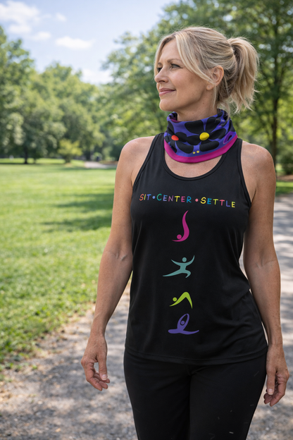 Royal Modflower Winter Neck Gaiter With Drawstring