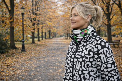 Royal Modflower Winter Neck Gaiter With Drawstring