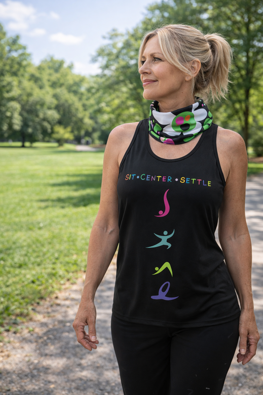 Royal Modflower Winter Neck Gaiter With Drawstring